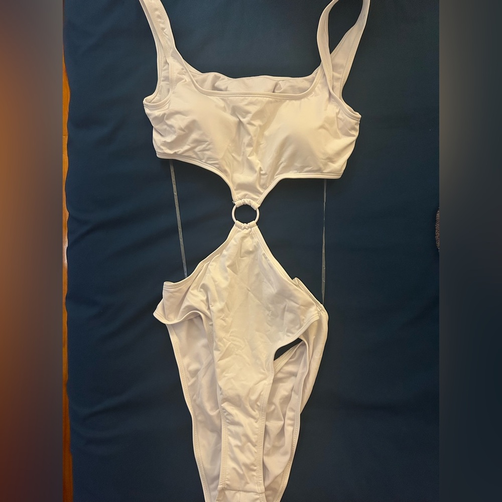 Ardene white monkini
